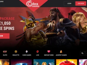 cobra casino homepage